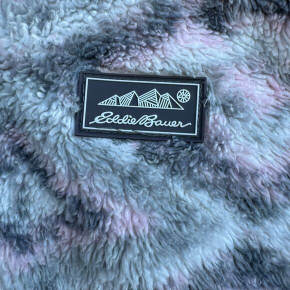 Eddie Bauer Girls M 10/12 Plush Fleece Aztec Zip Hoodie - Picture 3 of 6